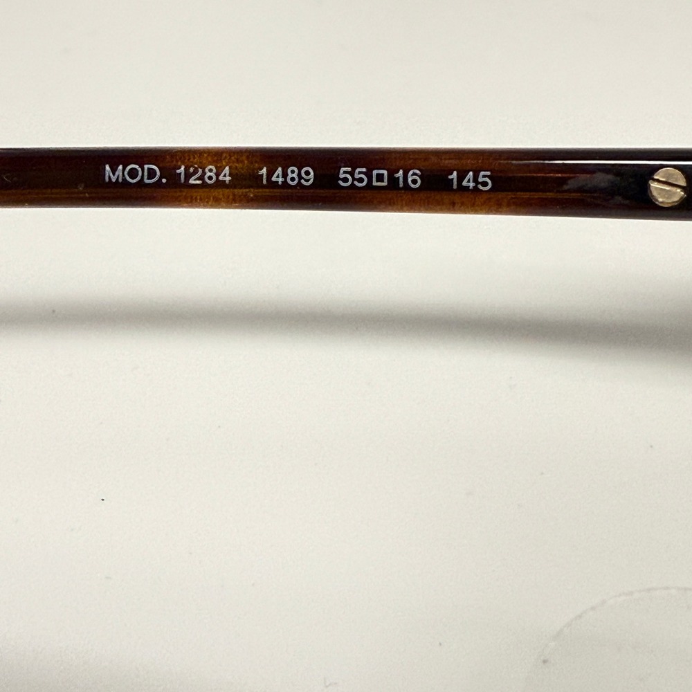 Versace MOD 1284 1489 Gold Tortoise Cat Eye Eyeglasses Frames 55 16 145 Italy - Picture 5 of 7